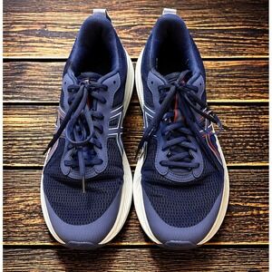 ASICS Gel Excite 9 Running Shoes Womens Size 9.5 Wide Navy Orange Athletic